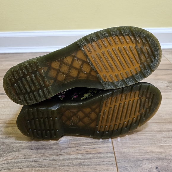 🌸DR. MARTENS 1460 PASCAL VINTAGE FLORAL LEATHER LACE-UP BOOTS, size US 10 - Picture 5 of 9